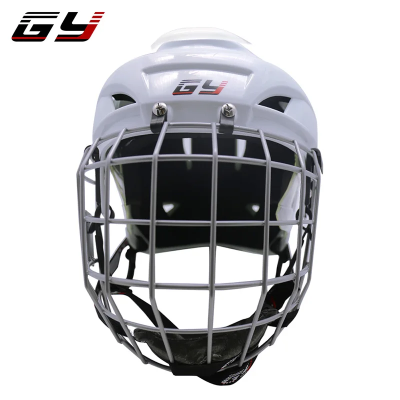 Белый Хоккейный Шлем Hokey с CE хоккейный шлем комбо Хоккейная маска