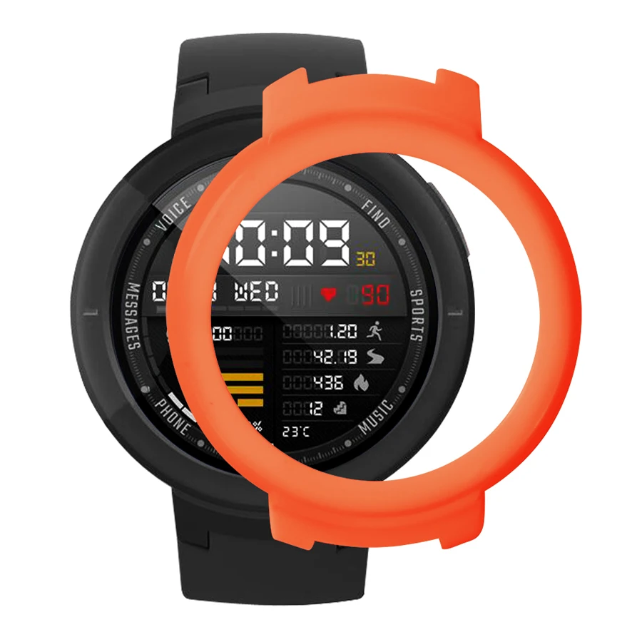 Ультратонкий чехол для часов из поликарбоната для Xiaomi Huami Amazfit Verge 3, цветная защитная рамка, чехол для Amazfit Verge 3, аксессуары