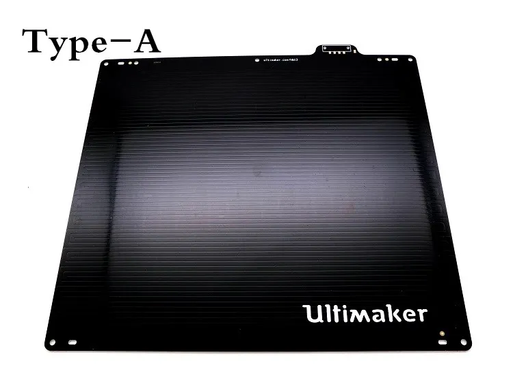 3D-принтеры Алюминий UM2 Ultimaker 2+ Ultimaker 2 Расширенный UM2+ принт стол с подогревом кровать 24V 3.5Ohm 165W Одежда высшего качества