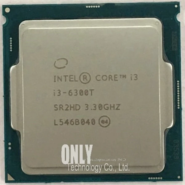 Intel ORIGINAL i3 6300T i3 6300T 3.3G 14NM 35W SR2HD CPU Processor ...