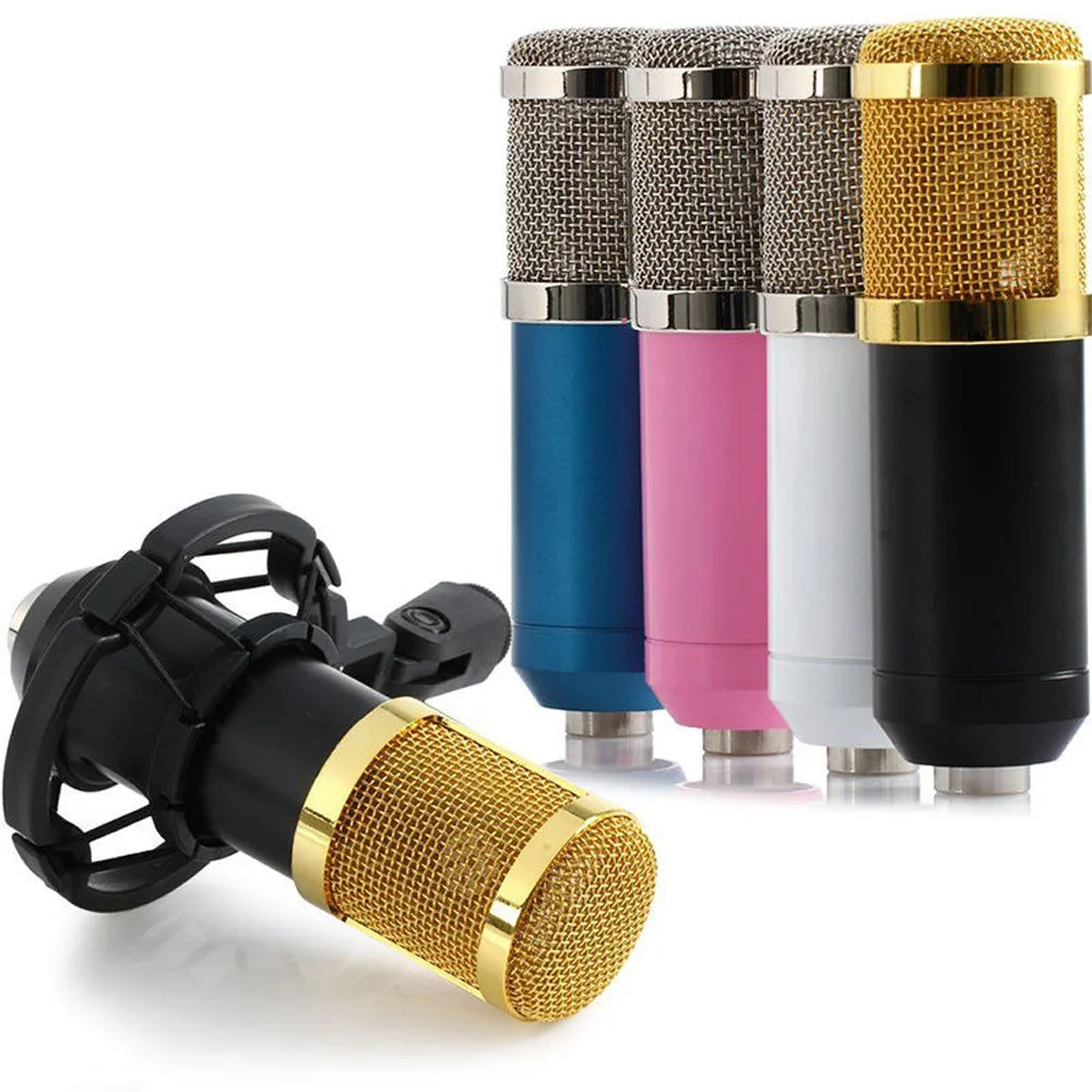 

HIPERDEAL Condenser Pro Audio BM800 Microphone Sound Studio Dynamic Mic +Shock Mount 4.19
