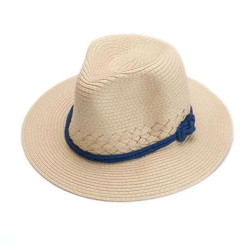 Женская летняя соломенная шляпа Sombreros классическая красная соломенный джазовая