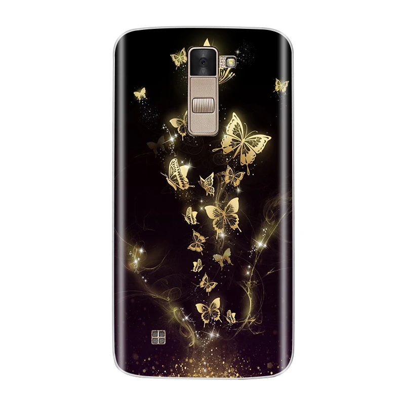 Чехол для телефона LG K8 силиконовый мягкий ТПУ Модный цветочный узор окрашенный защитный чехол для LG K8 задняя крышка чехол s - Цвет: No.21