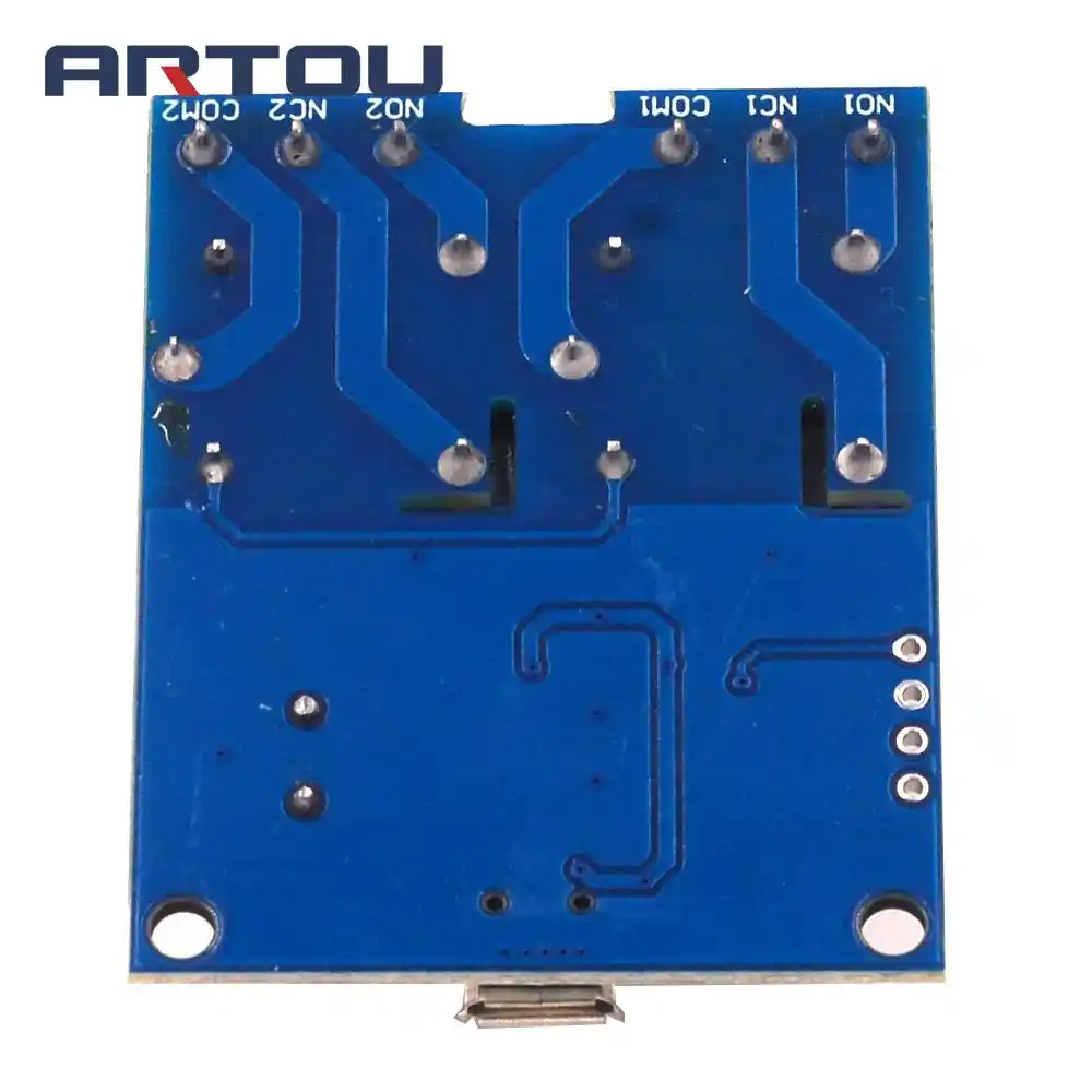 Einstellbare Verz/ögerungsrelaisplatine mit USB-Relaismodul MCU PC USB Smart Control Switch Industriebereich
