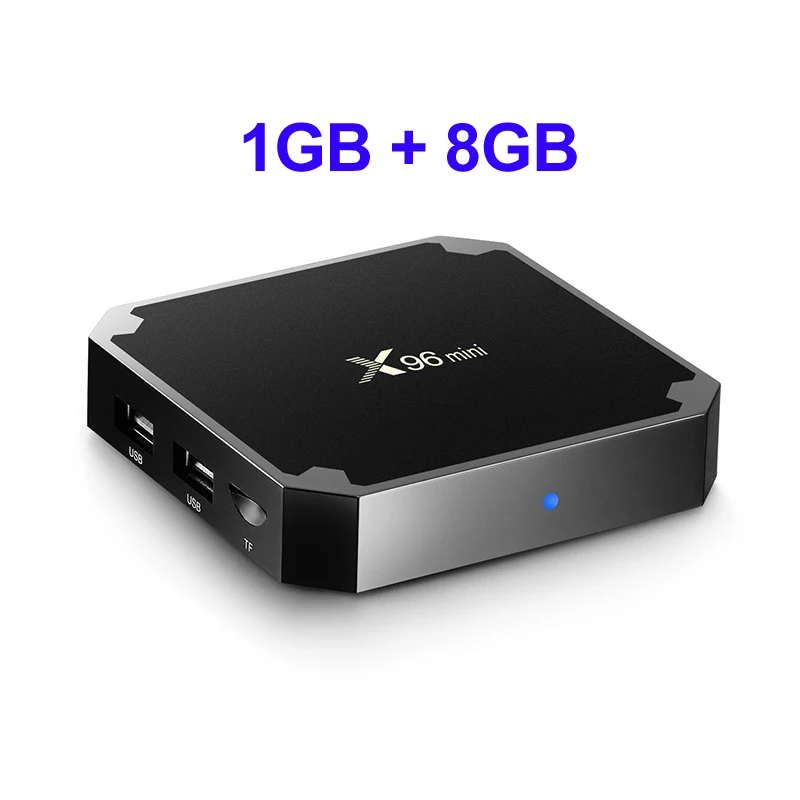 1GB 8GB No IR Cable X96 Мини Смарт ТВ коробка Android 7,1 Amlogic S905W четырехъядерный 2 ГБ 16 ГБ 1 г/8 г 4 к домашний фильм 2,4 г Wifi медиаплеер 10 шт. DHL ТВ коробка - Цвет: 1GB 8GB No IR Cable