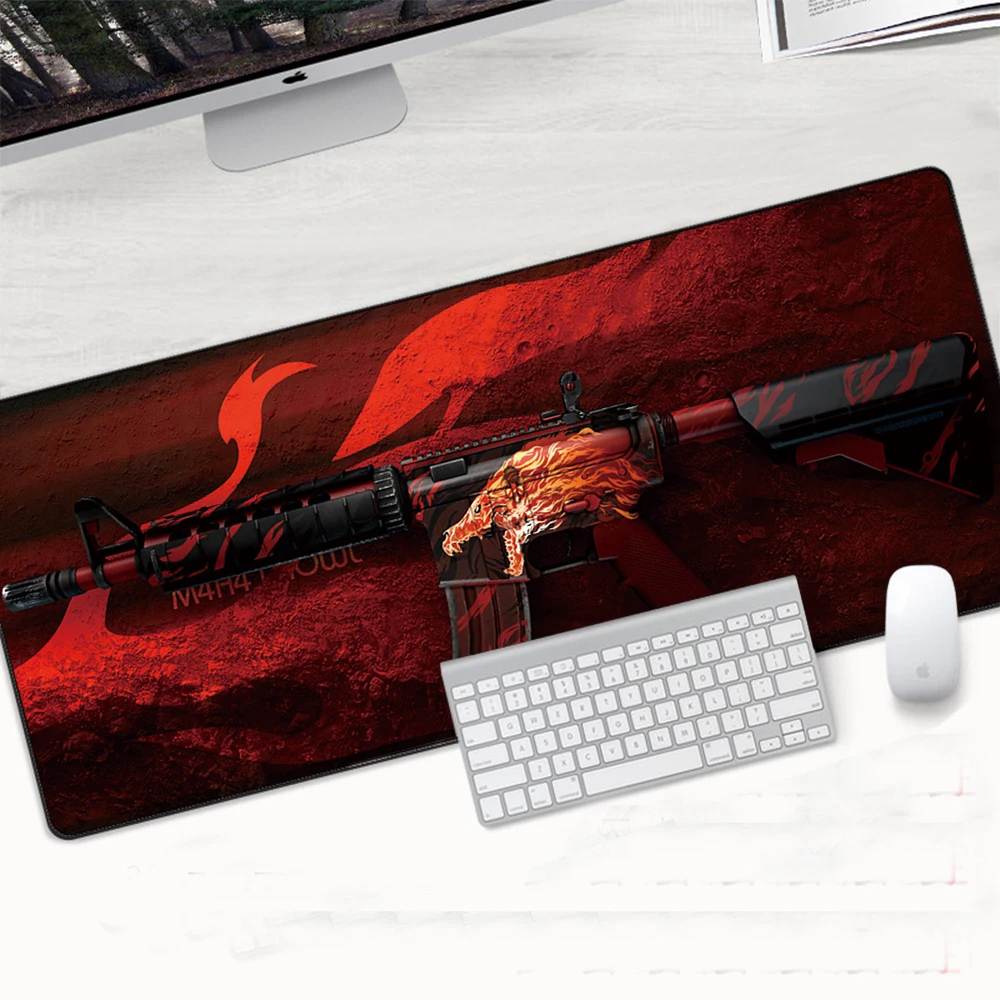  cs go Mouse Pad 700x300mm Padmouse Rubber Notbook Computer Locked Edge Mousepad csgo Gaming Gamer F