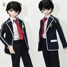 Принимаем заказ косплей меч искусство онлайн Kirigaya Kazuto Kirito школьная форма Cos 1/3 1/4 BJD COS DD Кукла SD MSD одежда