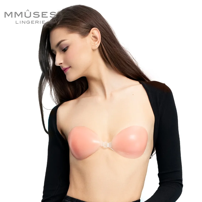

Mmuses’ invisible bra ， silicone, no wire, push up
