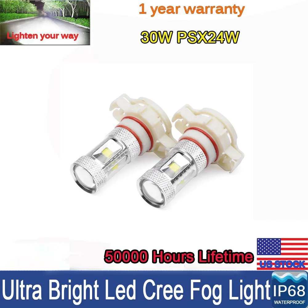 2 шт. Автомобильные светодиодные противотуманные фары 30 Вт 12 24 В DC|car led cree|car cree leddrl