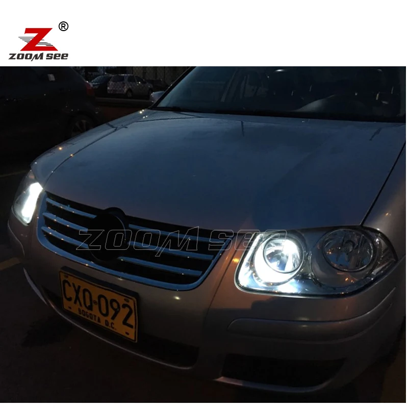 6 шт. светодиодный фонарь для парковки, внешняя лампа, комплект для Volkswagen passat b5, Салун, поместье, задние фонари+ номерной знак(97-05