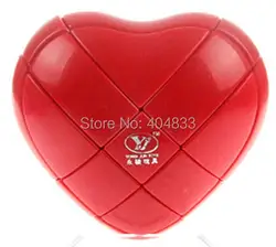 Yongjun сердце любовь Cube красный/желтый/синий головоломки Cubo magico Развивающие игрушки идея подарка Бесплатная доставка Прямая доставка кубик
