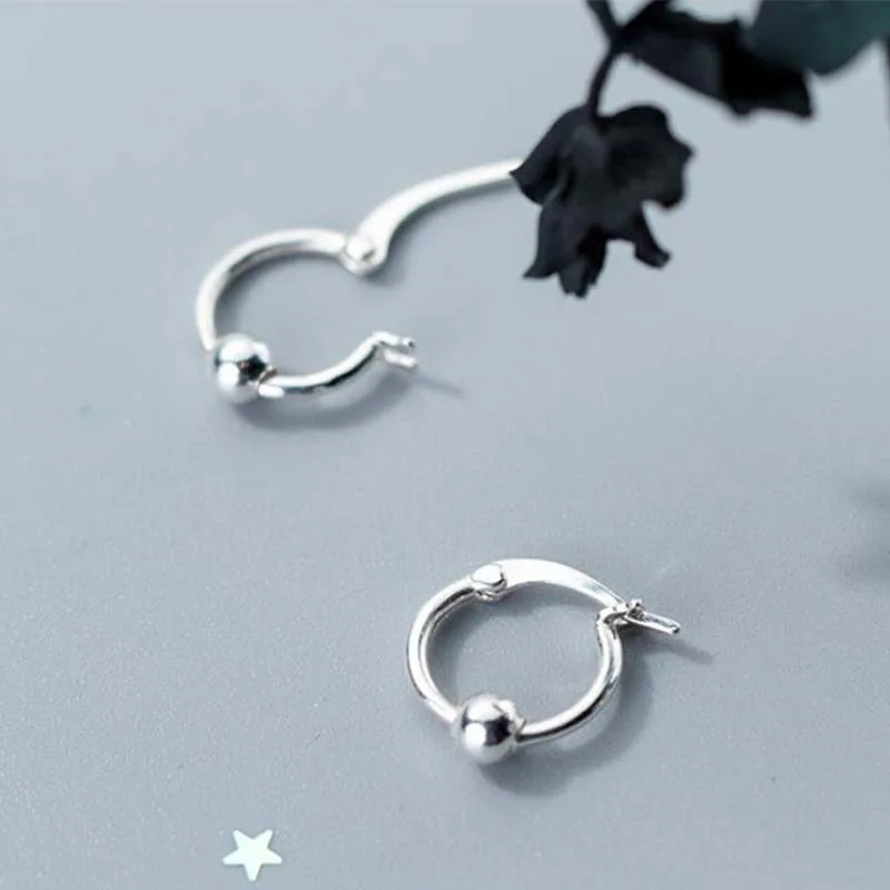 Мода 925 пробы серебряные серьги-клипсы для Для женщин ушные серьги-каффы пирсинг S925 серебро Модные украшения клип серьги подарок