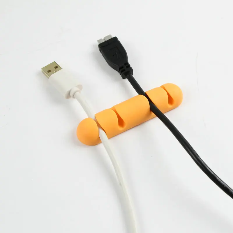 Силиконовый кабель Caldecott кабельный зажим намотки органайзер для проводов, наушников провода хранение зарядных устройств Кабельный Держатель Зажимы для MP3 MP4