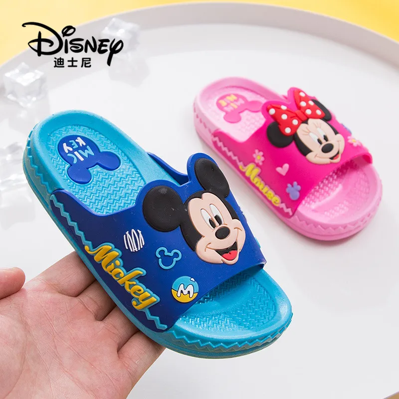 Оригинальные детские сандалии и тапочки Disney Новинка лета 2019 Нескользящие