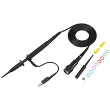 P4100 osciloscópio sonda 100x alta tensão 2kv osciloscópio clipe sonda 100mhz largura de banda bnc conector