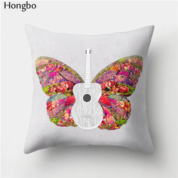 Hongbo 1 шт. винтажная камера карта мира швейная машина наволочки, покрытия для подушек - Цвет: 15