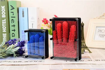 

1PC Funny Game Pinart 3D Clone Shape Pin Art Shoumo Variety Needle Child Get Face Palm Model Toys Plastic Decoration LZ 001