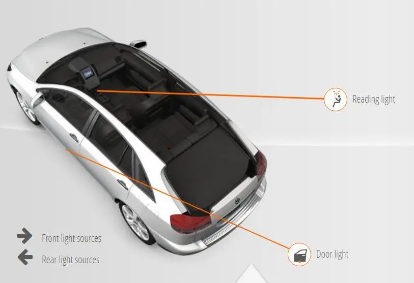 Для mercedes W163 W164 W220 C215 автомобильное светодиодное Внутреннее освещение автомобильный Автомобильный интерьерный светильник лампы для автомобилей 4 шт - Цвет: M-CLASS W164