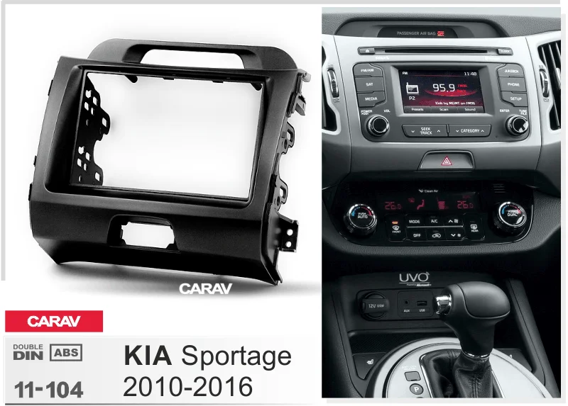 CARAV 11-780 Car Radio Installation Trim Fascia Panel