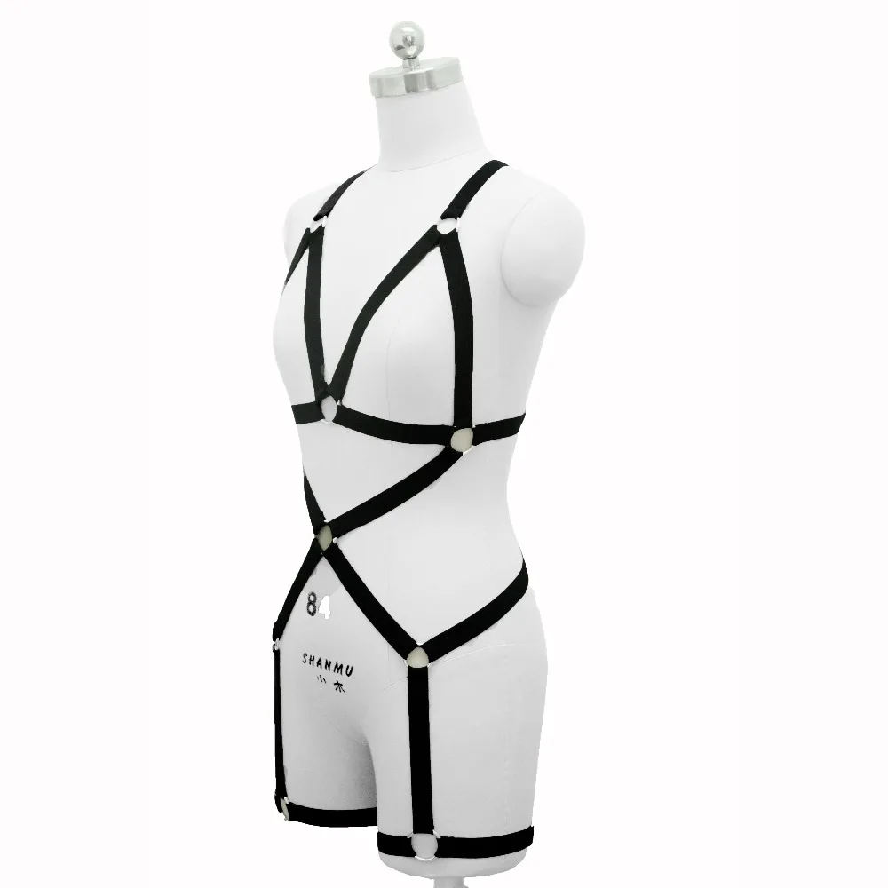 Пояс одежда в стиле панк женский костюм сексуальное женское белье Женская рейв одежда Связывание женский топ Bindz тело эластичный жгут. Одежда для танцев на шесте