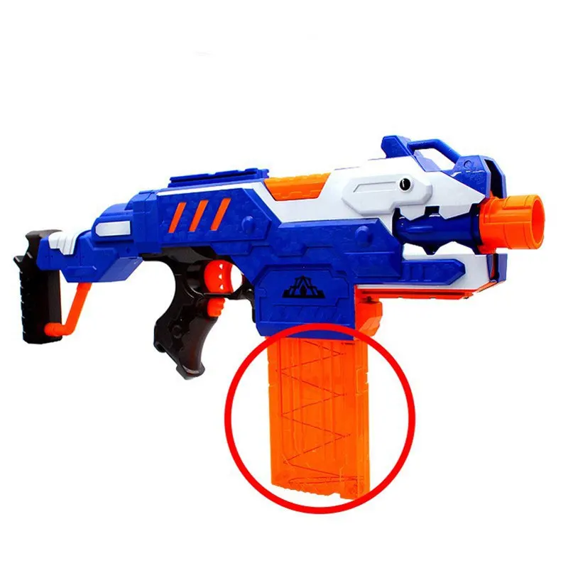 

Eva2king 12 Reload Clip Magazines Round Darts Replacement Plastic Magazines Toy Gun Soft Bullet Clip Orange For Nerf N-Strike