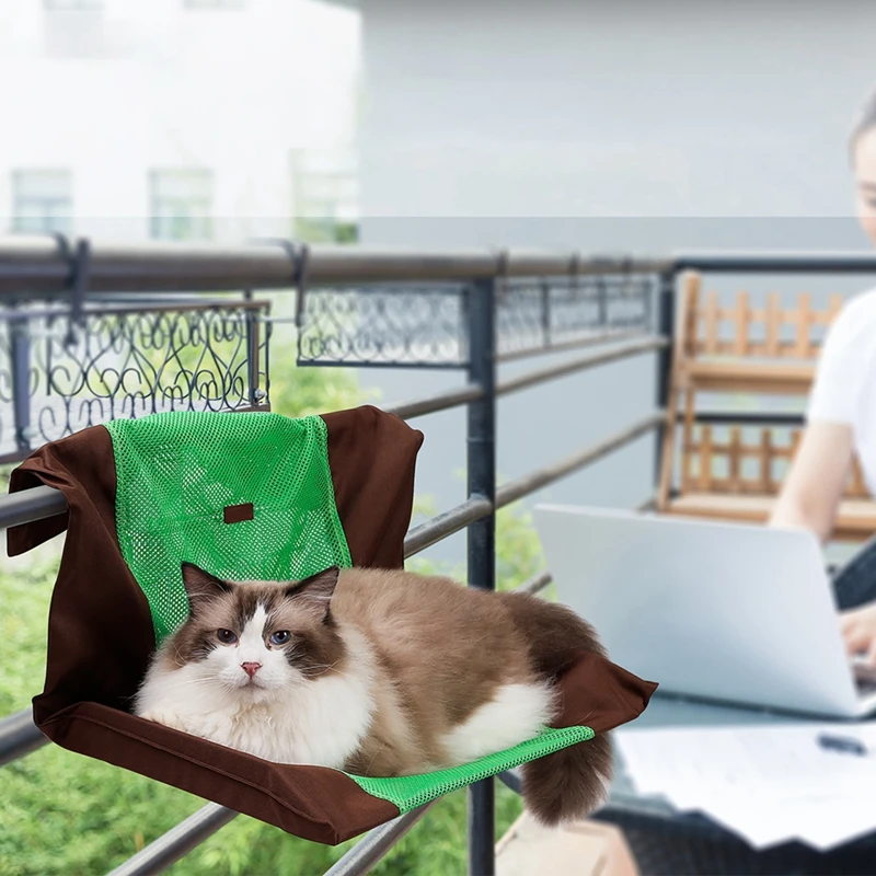 

Portable Cat Window Sill Cat Radiator Bed Hammock Perch Seat Pet Kitty Hanging Bed Cosy Cat Hammock Mount Pet Seat
