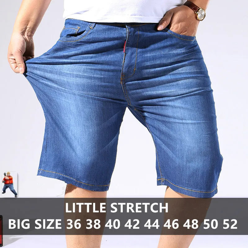 Джинсы для мужчин Modis джинсовые шорты лето синий уличная одежда размера плюс джинсы большой 44 46 48 50 Мужские Calca Masculina короткие Masculino Hombre