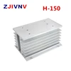 Disipador de calor de aluminio SSR, relé trifásico de 150x100x80mm, 80A, color plata y negro, h-150 ► Foto 1/2