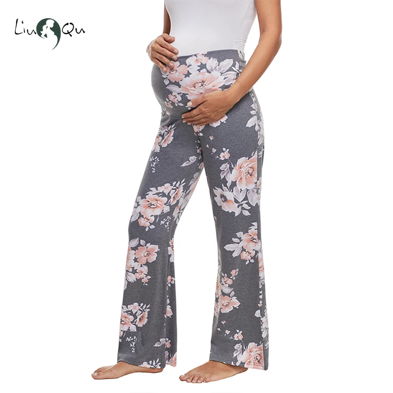 Хлопковые женские широкие брюки для беременных, универсальные удобные штаны для отдыха Palazzo, Стрейчевые брюки для беременных, хлопковые брюки для мам