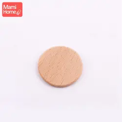 Mamihome 20 мм шт. 37 мм необработанный Бук деревянные монеты круги BPA бесплатно Деревянный Прорезыватель DIY Игрушки для маленьких детей