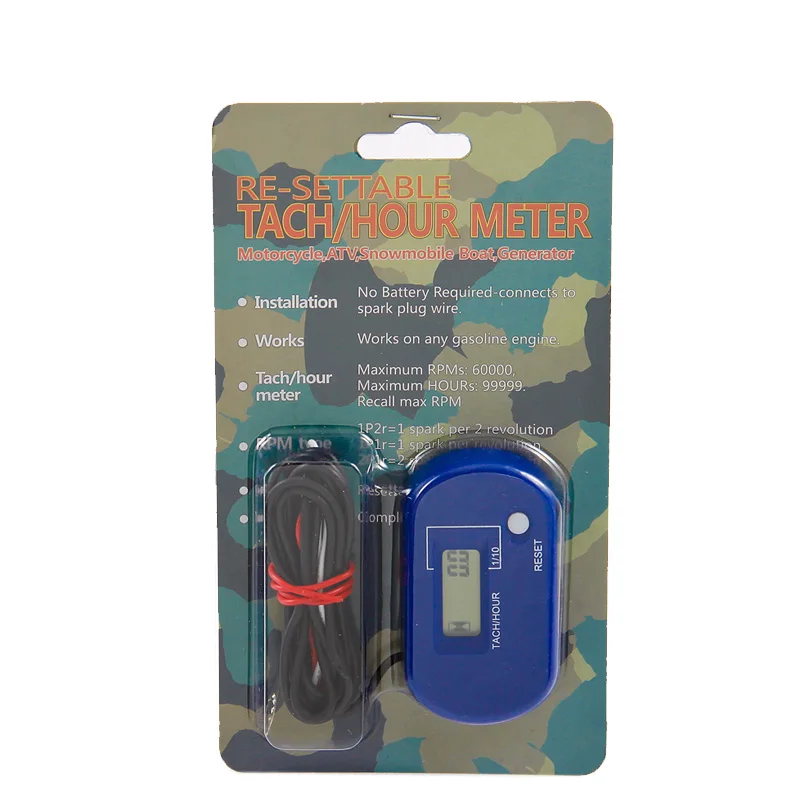 Водонепроницаемый Тахометр RPM регулируемый счетчик часов для лодочных лодок яхт