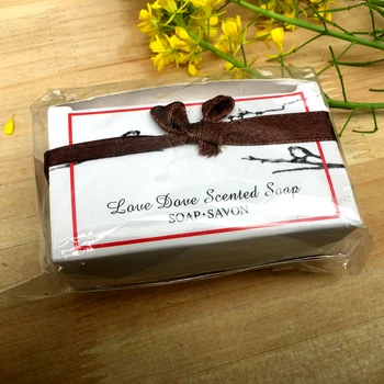 

Factory Fast Delivery 50pcs/lot Wedding Favor Love Bird Scented Soap Favors Party Decoration And Baby Show Wholesale