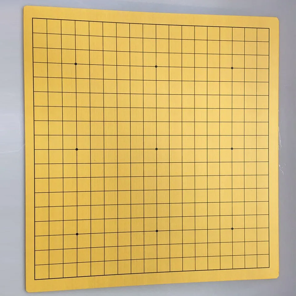 

BSTFAMLY Go Chess 19Road Chessboard 44cm*47cm*0.3cm Back is Chinese Chessboard Old Game of Go Weiqi International Checkers LB30