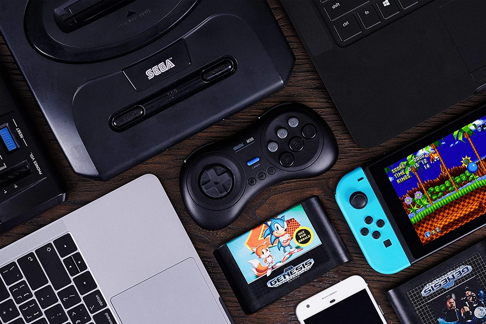 8BitDo M30 Bluetooth геймпад для sega Genesis Mega Drive Стиль для nintendo Switch macOS Android СТИМ Xiaomi мобильные игры