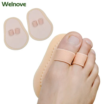 2PCS Feet Care Hallux Valgus Orthopedic Metatarsal Crooked Overlapping Hammer Toe Straightener Corrector Foot Massager D0186