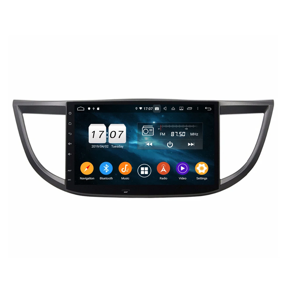 Flash Deal 10.1" Android 9 4+64G DSP Car DVD Player GPS navigation For HONDA CRV 2012-2015 head unit multimedia player tape recorder 1