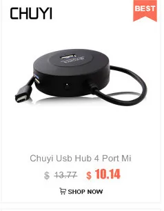CHUYI type-C 3,1 к USB 3,0 OTG концентратор Высокоскоростной мини USB сплиттер адаптер для Macbook huawei Matebook PC Аксессуары для смартфонов