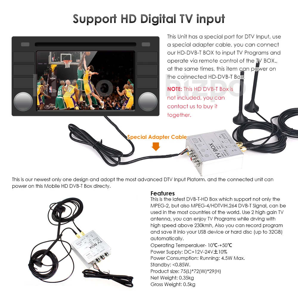 Top 10.1 Inch 2Din Android 8.0 Universal Car No-DVD Player Stereo Radio GPS Navigation WIFI Bluetooth DAB OBD2 TVbox 4GB RAM+Map+CAM 24