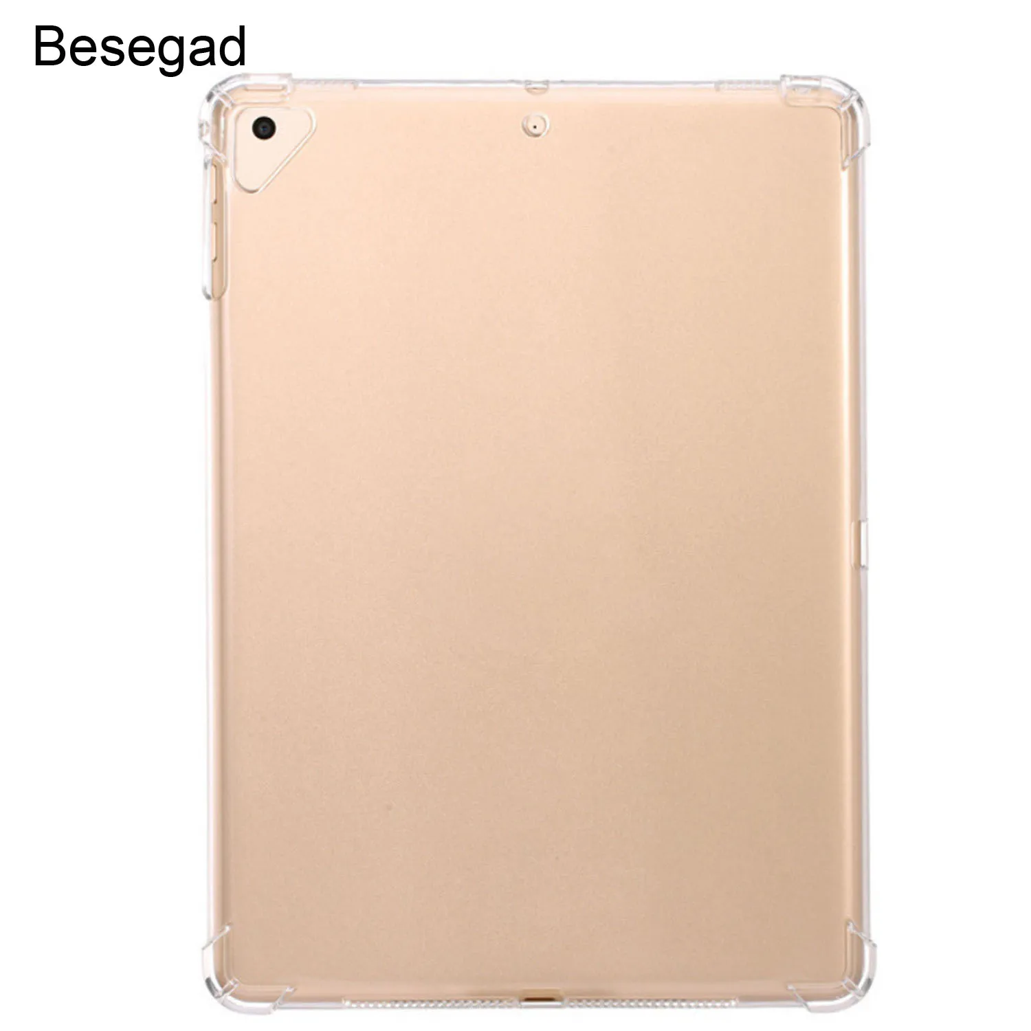 

Besegad Clear TPU Shockproof Wear Resistant Protective Protector Case Cover Skin Shell for Apple iPad Air 3 Air3 10.5 inch 2019
