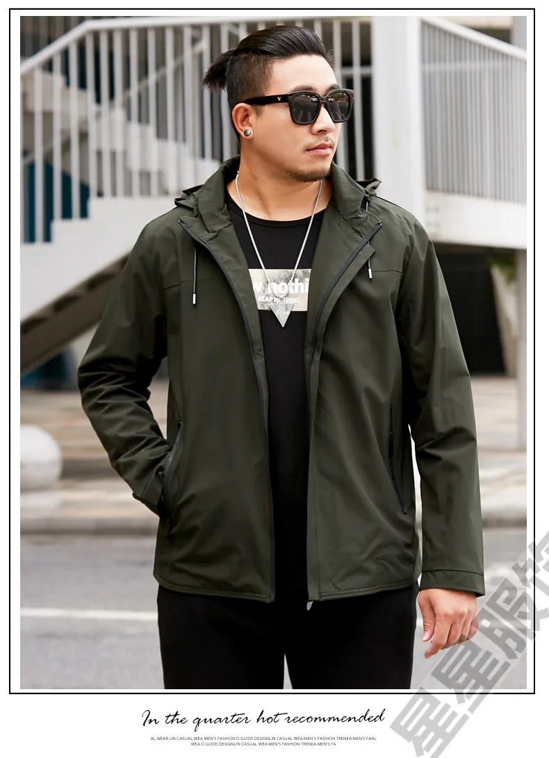 Плюс 8XL 6XL 5XL куртка мужская бейсбольная куртка кэжуал весна осень мода Slim Fit Мужская куртка тонкие куртки брендовая повседневная куртка