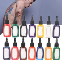 14 цветов S Полупостоянный макияж бровей чернила губы глаз линия татуировки цвет пигмент для микроблейдинга бровей татуировки цветные чернила