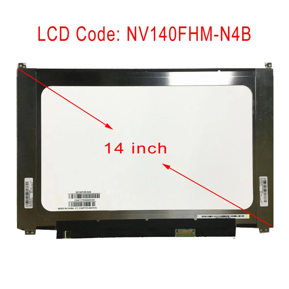 

STARDE Replacement New NV140FHM-N4B Screen LCD 1920*1080 Display Replacement Laptop universal screen 14 inch