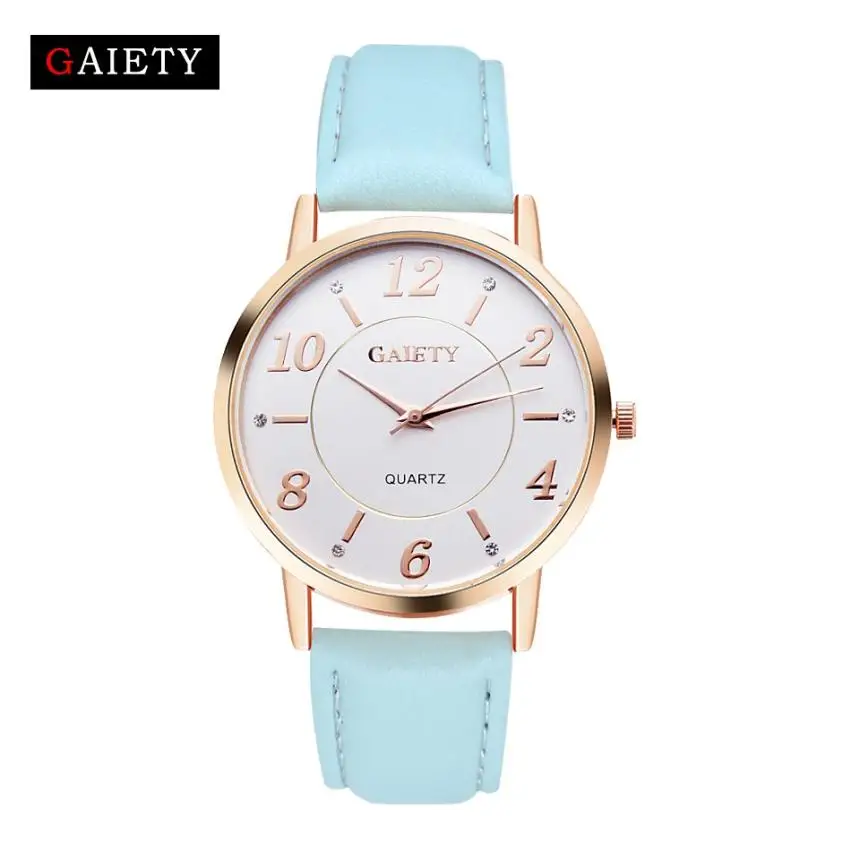 

Quartz Lady Watch Women's Watch Dial Clock Genuine Leather Upscale Large Dial Luxury Gift Wristwatches Relogio Feminino 5/