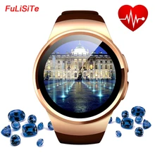 Kingwear № 1 Смарт-часы android часы 1.3 дюйма 2.5D ЖК-дисплей Экран Водонепроницаемый сердечного ритма Для мужчин SmartWatch С sim-карты калькулятор