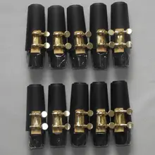 10 шт. Alto Eb Sax мундштук и Лигатура и колпачок и reeds