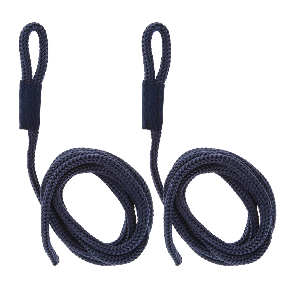 Double Braid Boat Fender Line Boat Fender Lines 1/4inchx5ft Bumper Whips Rope Docking Fits G0 G1 Boat Fender Bumper Blue 6mm