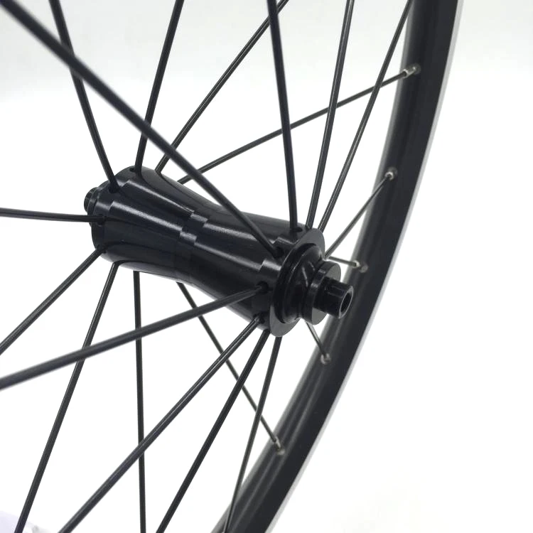 Велосипедная ступица 74 мм прямая тяга ПЕРЕДНЯЯ СТУПИЦА 20 H для велосипеда Brompton - Цвет: Black