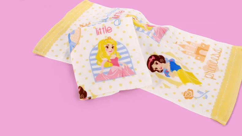 Дисней Принцесса Эльза Анн 3 шт. газовое детское полотенце Подарочная коробка Супер Мягкое хлопковое полотенце детские подарки на день