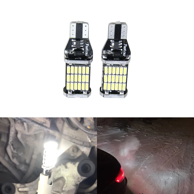 2x ксенон белый CAN-BUS T15 W16W 912 921 светодиодные лампы 4014 SMD резервные фары заднего хода автомобиля для BMW E88 E82 E87 E81 128i 135i 2008-2013