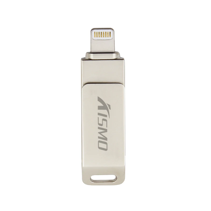 Металлический USB флеш накопитель Kismo для iPhone X 8 7 6 Plus 6S 5S 5C iPad OTG HD 16 ГБ 32 64 128 ГБ|USB